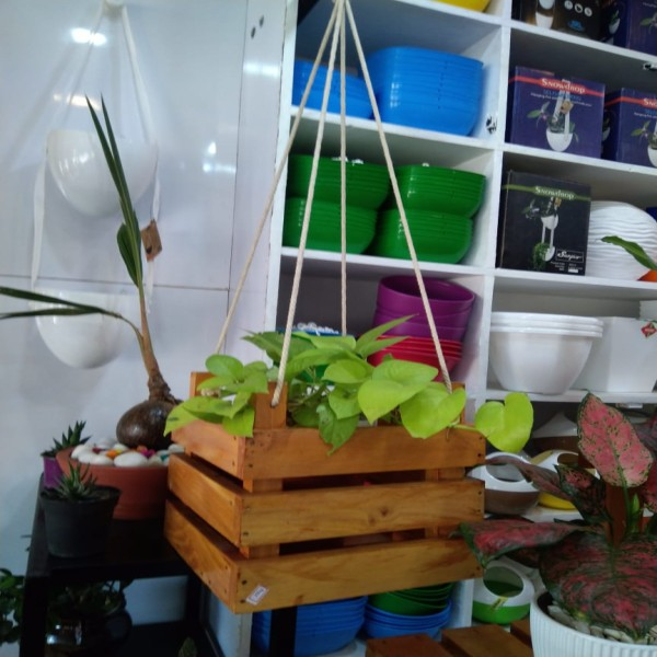 Wooden Hanging Box