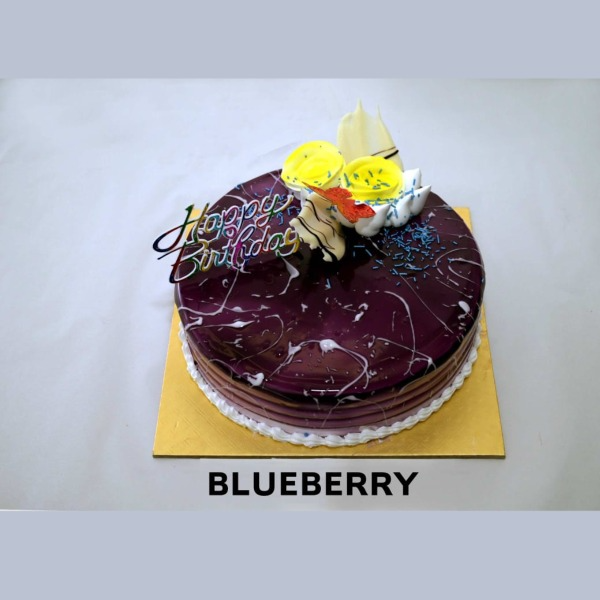 Rich Cream Blueberry Cake