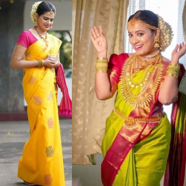 Saree draping