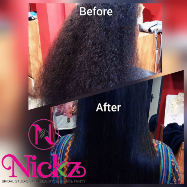 Hair straightening