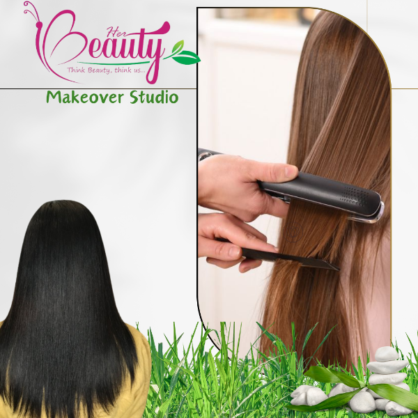 Hair straightening & Styling