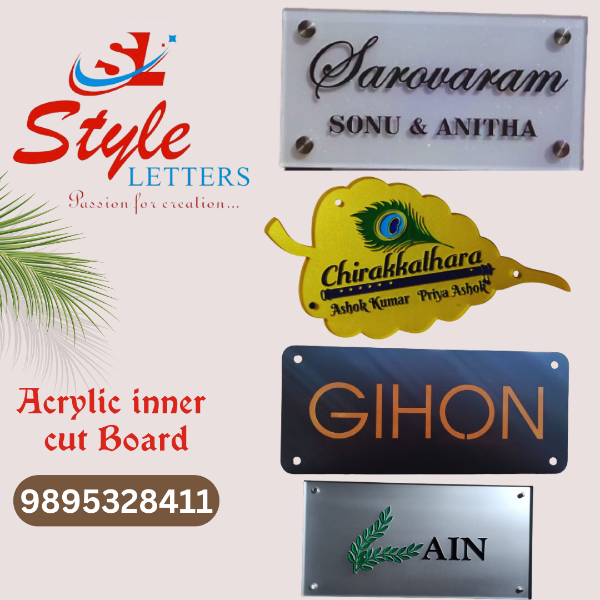 Acrylic inner cut Board