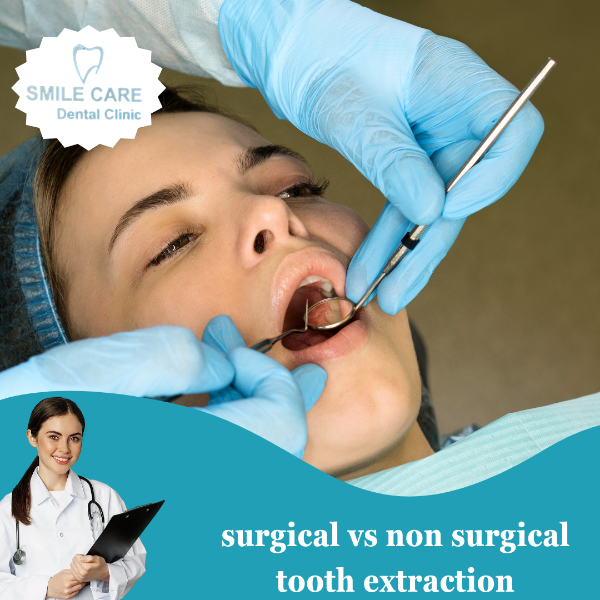Surgical VS non surgical tooth extraction