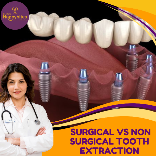 SURGICAL VS NON SURGICAL EXTRACTION