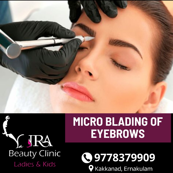 Micro blading of eyebrows