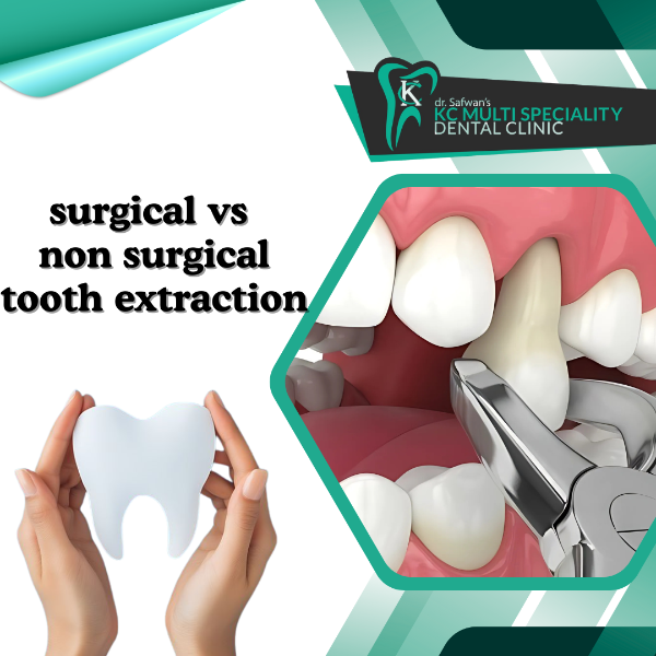 surgical vs non surgical tooth extraction