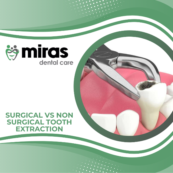 surgical vs non surgical tooth extraction