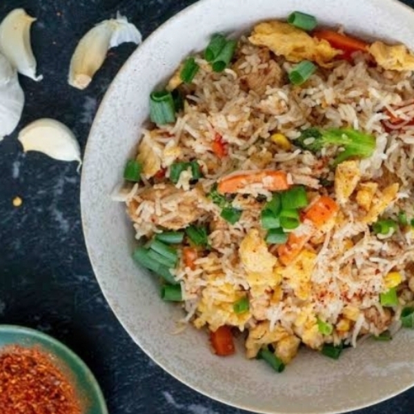 Chilly Garlic Fried Rice 190