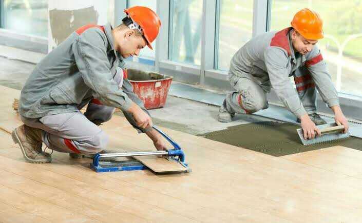 Flooring work