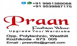PRAAN Fashion Wear, TEXTILES,  service in Westhill, Kozhikode