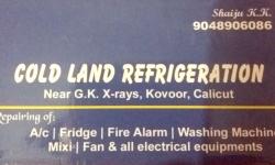 COLD LAND REFRIGERATION, ELECTRONICS,  service in Kovoor, Kozhikode