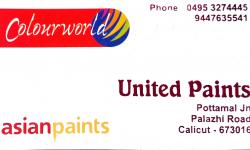 United Paints, PAINT SHOP,  service in Kozhikode Town, Kozhikode