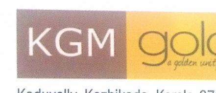 KGM GOLD, JEWELLERY,  service in Koduvally, Kozhikode