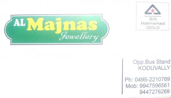 MAJNAS JEWELLERY, JEWELLERY,  service in Koduvally, Kozhikode