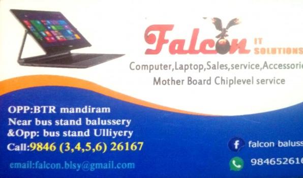FALCON, LAPTOP & COMPUTER SERVICES,  service in Balussery, Kozhikode