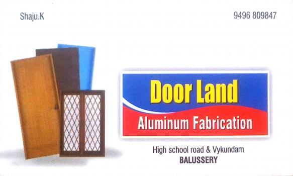 DOOR LAND ALUMINIUM FABRICATION, ALUMINIUM FABRICATION,  service in Balussery, Kozhikode