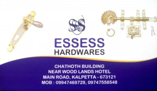 ESSESS HARDWARES, HARDWARE SHOP,  service in Kalpetta, Wayanad