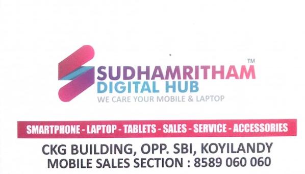SUDHAMRITHAM DIGITAL HUB, MOBILE SHOP,  service in Koyilandy, Kozhikode