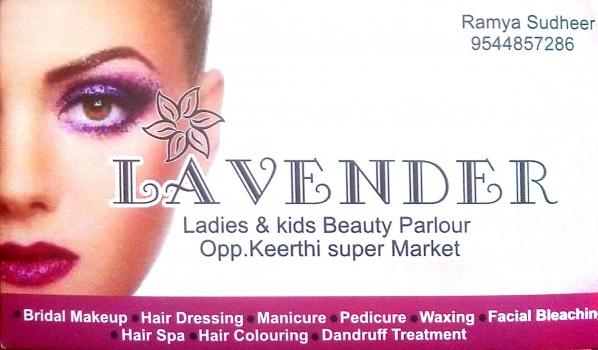 LAVENDER, BEAUTY PARLOUR,  service in Kalpetta, Wayanad