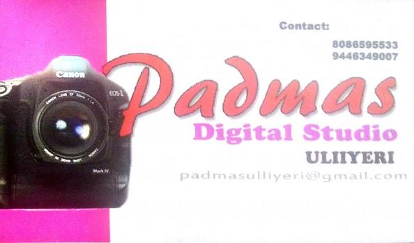 PADMAS Digital Studio, STUDIO & VIDEO EDITING,  service in Ulliyeri, Kozhikode