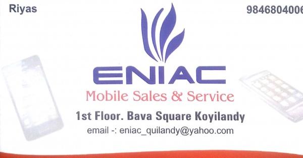 ENIAC, MOBILE SHOP,  service in Koyilandy, Kozhikode
