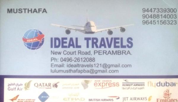 IDEAL TRAVELS, TOURS & TRAVELS,  service in perambra, Kozhikode