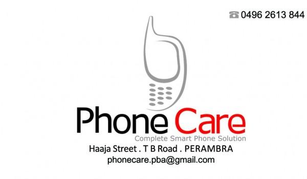 PHONE CARE, MOBILE SHOP,  service in perambra, Kozhikode