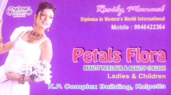 PETALS FLORA, BEAUTY PARLOUR,  service in Kalpetta, Wayanad