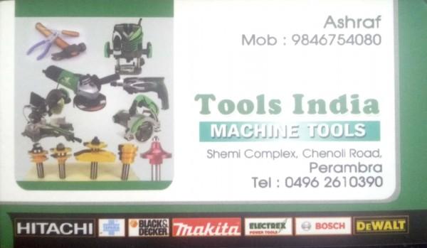 TOOLS INDIA, TOOLS,  service in perambra, Kozhikode