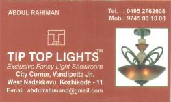 TIP TOP LIGHTS, ELECTRICAL / PLUMBING / PUMP SETS,  service in Kozhikode Town, Kozhikode