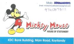 Mickey Mouse, FANCY & COSTUMES,  service in Koyilandy, Kozhikode