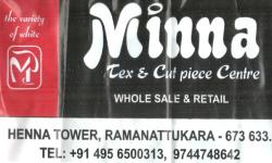 MINNA TEX & CUT PIECE CENTRE, TEXTILES,  service in Ramanattukara, Kozhikode