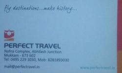 PERFECT TRAVEL, TOURS & TRAVELS,  service in Mukkam, Kozhikode