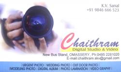 CHAITHRAM, STUDIO & VIDEO EDITING,  service in Mukkam, Kozhikode