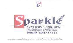 SPARKLE, GENTS WEAR,  service in Mukkam, Kozhikode