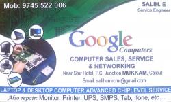Google, COMPUTER SALES & SERVICE,  service in Mukkam, Kozhikode