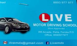 LIVE MOTOR DRIVING SCHOOL, DRIVING SCHOOL,  service in Farooke, Kozhikode