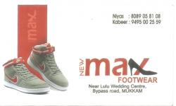 MAX FOOTWEAR, FOOTWEAR SHOP,  service in Mukkam, Kozhikode