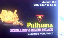 PUTHUMA, JEWELLERY,  service in Koduvally, Kozhikode