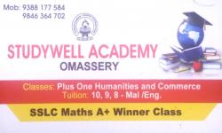 STUDYWELL ACADEMY, COLLEGE,  service in Omassery, Kozhikode