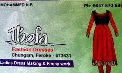 THOFA fashion dresses, TAILORS,  service in Farooke, Kozhikode