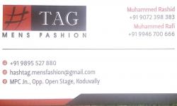 TAG, TEXTILES,  service in Koduvally, Kozhikode