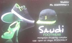 SAUDI, FOOTWEAR SHOP,  service in Koduvally, Kozhikode