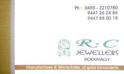 RC JEWELLERS, JEWELLERY,  service in Koduvally, Kozhikode