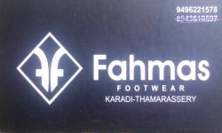 FAHMAS, FOOTWEAR SHOP,  service in Thamarassery, Kozhikode