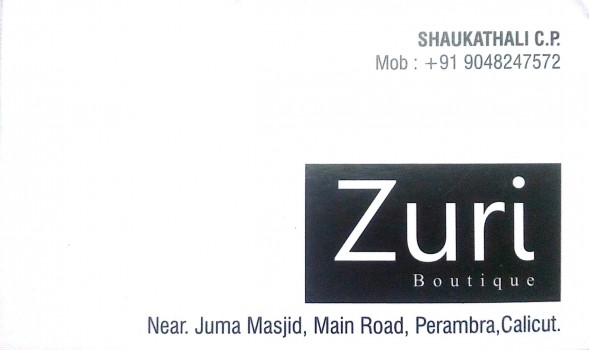 ZURI BOUTIQUE, BOUTIQUE,  service in perambra, Kozhikode