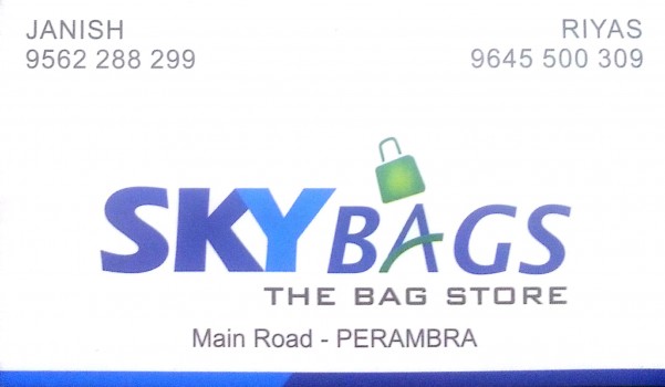 SKY BAGS, BAGS SHOP,  service in perambra, Kozhikode