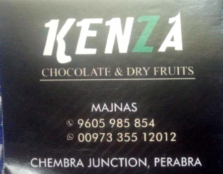 KENZA, DRY FRUITS & CHOCOLATE,  service in perambra, Kozhikode