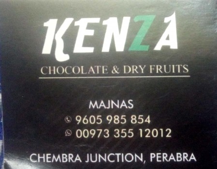 KENZA, DRY FRUITS & CHOCOLATE,  service in perambra, Kozhikode