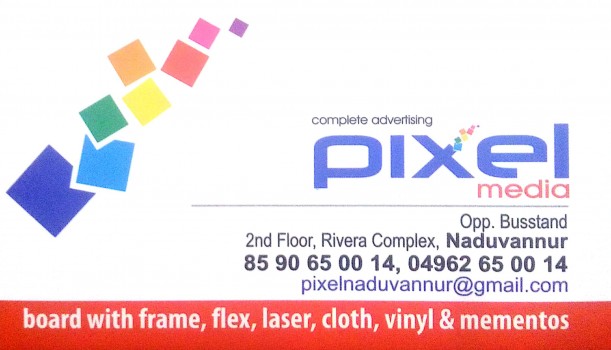 PIXEL MEDIA, ADVERTISMENT,  service in Naduvannur, Kozhikode